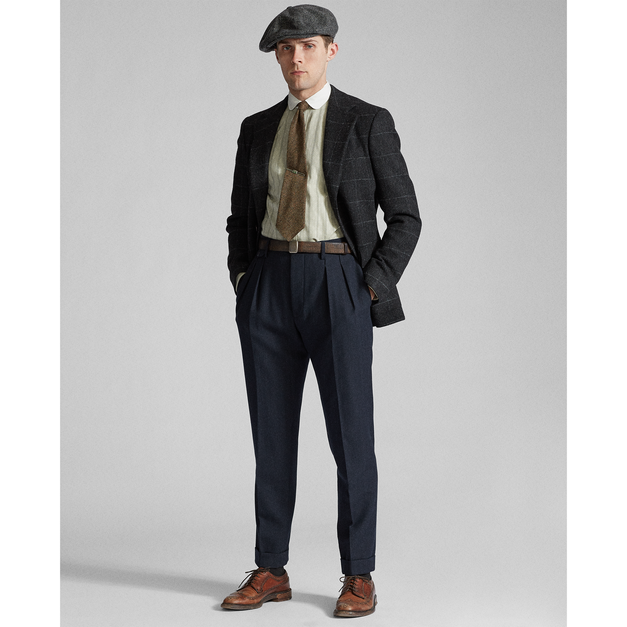 RRL WINDOWPANE TWILL SPORT COAT ไอเท็มชิ้นใหม่สำหรับ TRUE VINTAGE